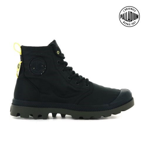 Pánské Boty Palladium Pampa Recycle Nepromokavé+ 2 Černé | CZ ENA-90L